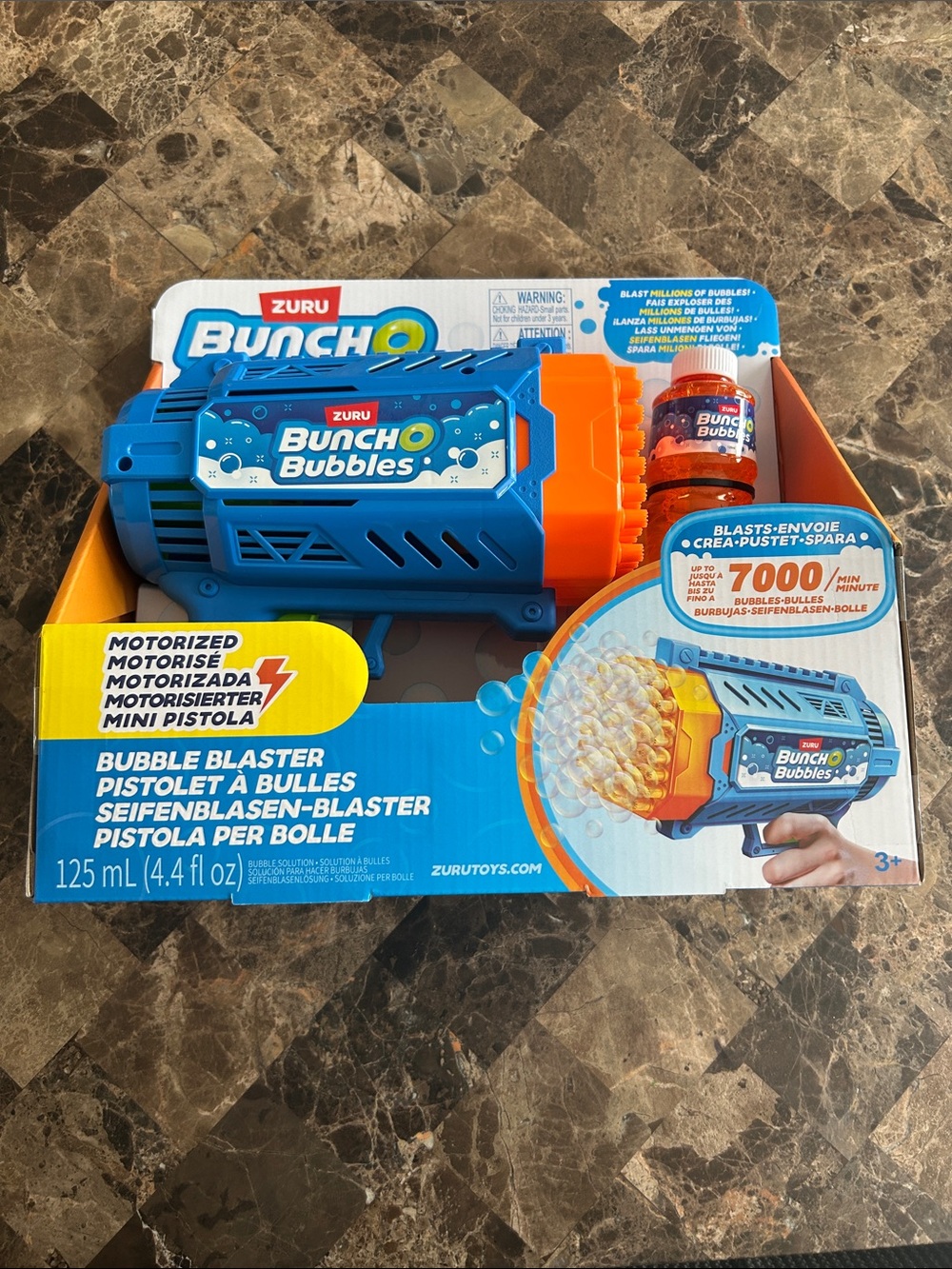 NEW 🆕 Zuru Bunch O Bubbles Motorized Bubble Blaster - Blue & Orange
